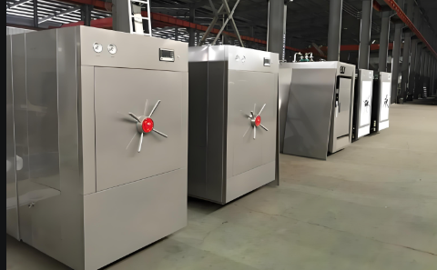 <strong>卧式矩形蒸汽加热灭菌锅（1000L-4800L）+蒸汽发生器</strong>